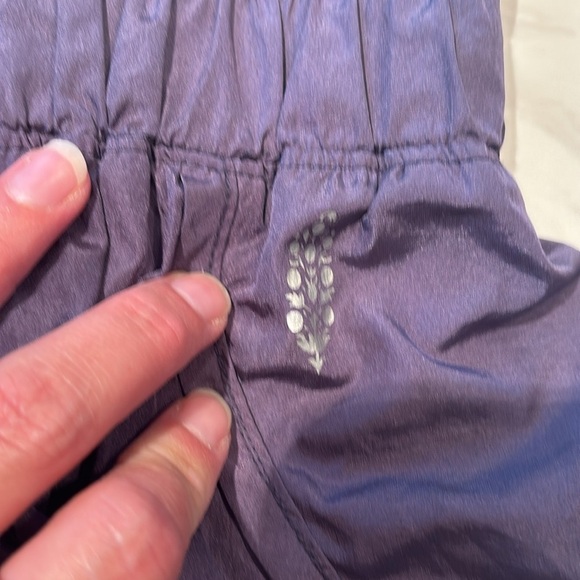 Free People Movement Purple High Waist Women's Shorts - Picture 2 of 5